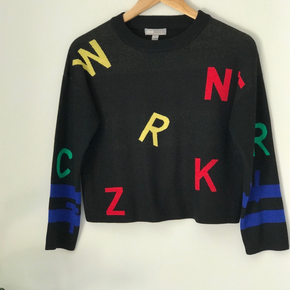 ASOS Chunky Crop Sweater - Picture 2 of 8